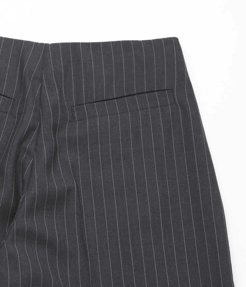 LEA BOBERG ''AP TROUSERS (BATEMAN OGDEN)'' (CHARCOAL / WHITE STRIPE)