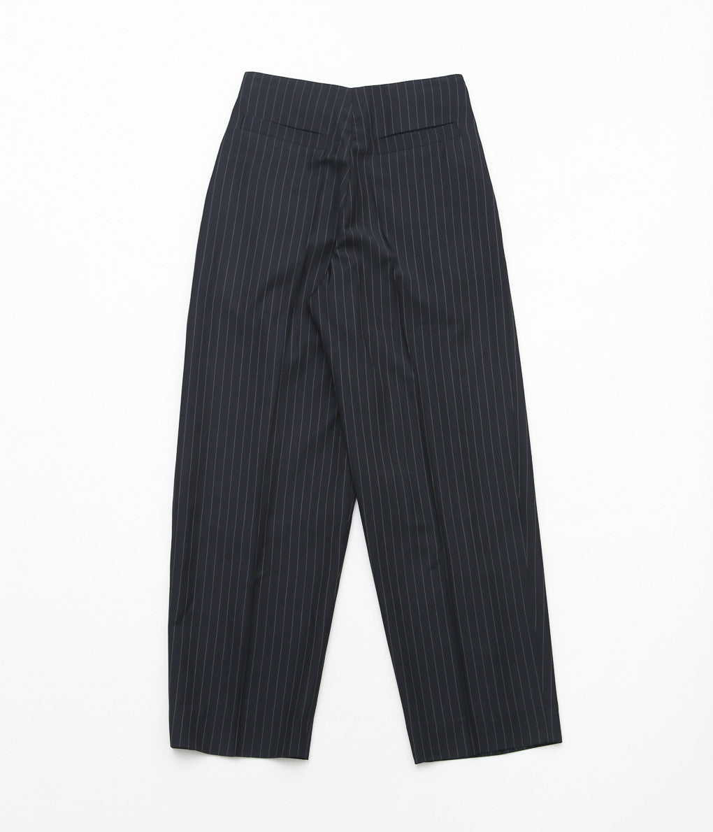 LEA BOBERG ''AP TROUSERS (BATEMAN OGDEN)'' (DARK NAVY / WHITE STRIPE)