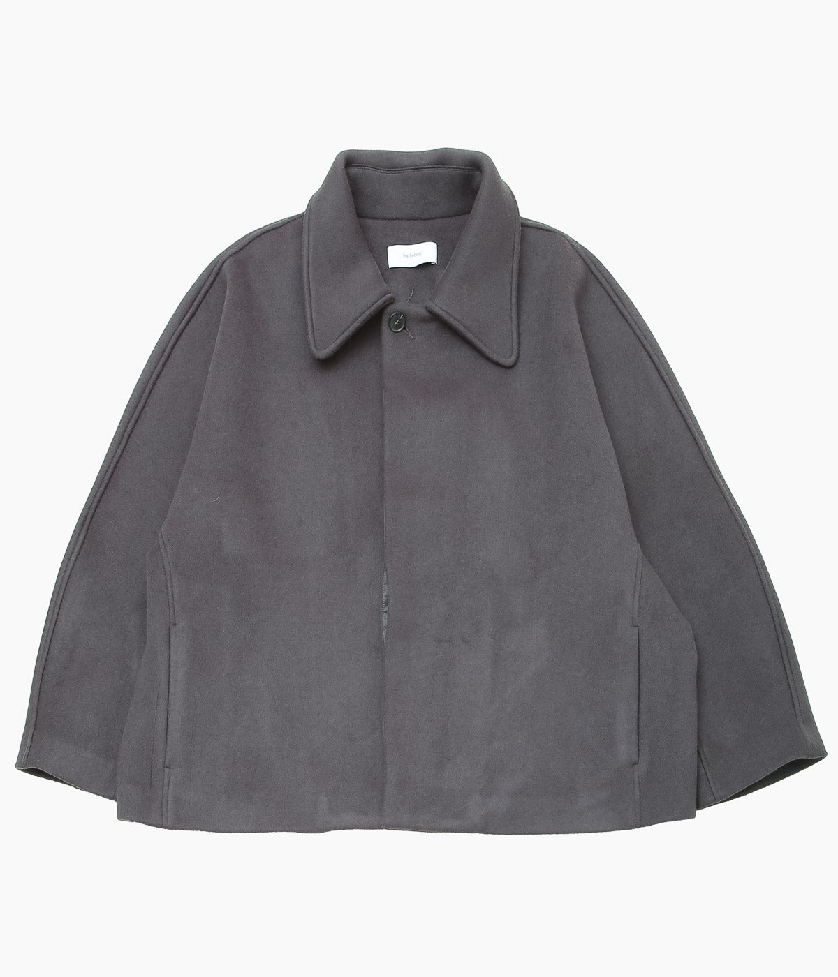 LEA BOBERG ''CHORE JACKET (JAPANESE MELTON WOOL BLEND)'' (COOL BROWN)