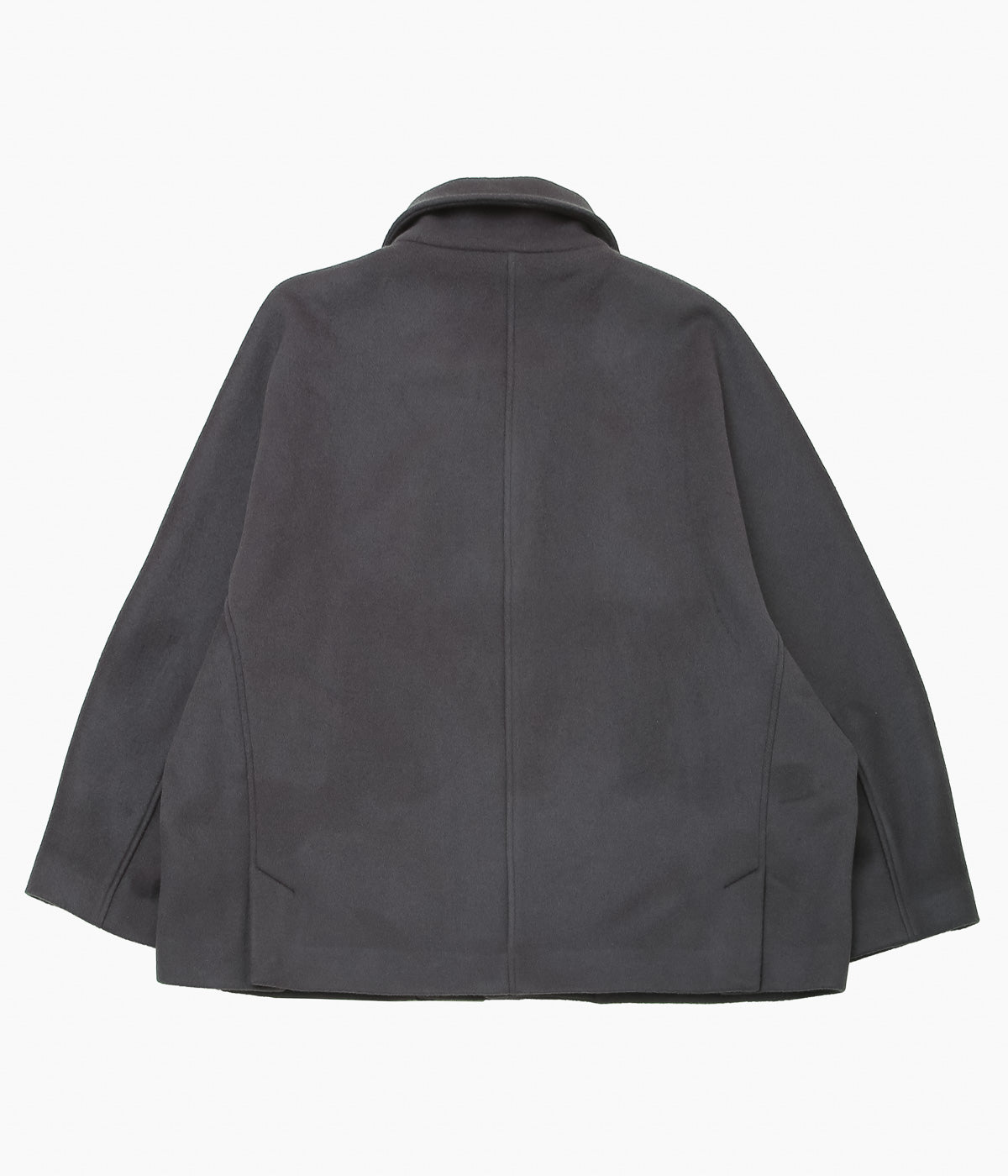 LEA BOBERG ''CHORE JACKET (JAPANESE MELTON WOOL BLEND)'' (COOL BROWN)