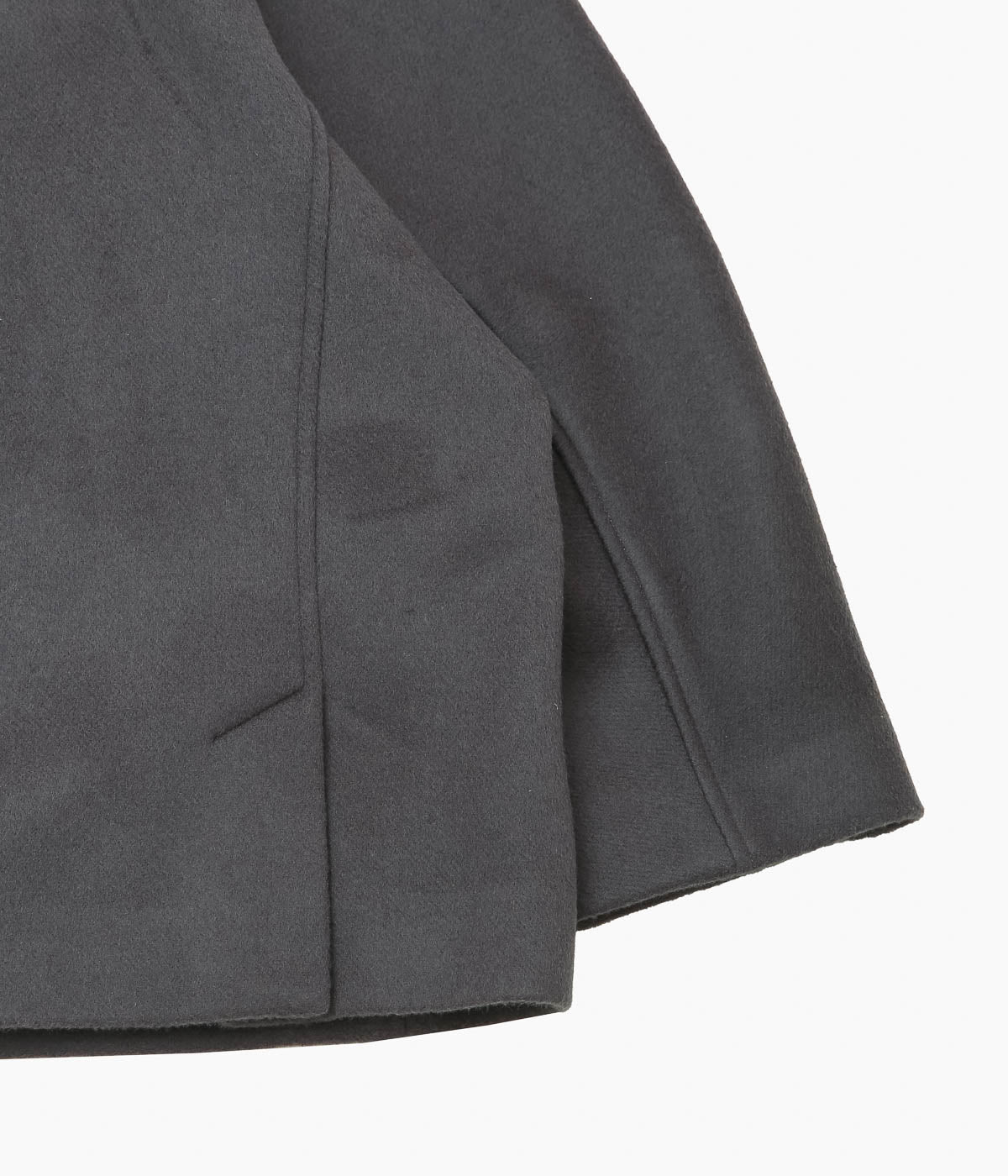 LEA BOBERG ''CHORE JACKET (JAPANESE MELTON WOOL BLEND)'' (COOL BROWN)