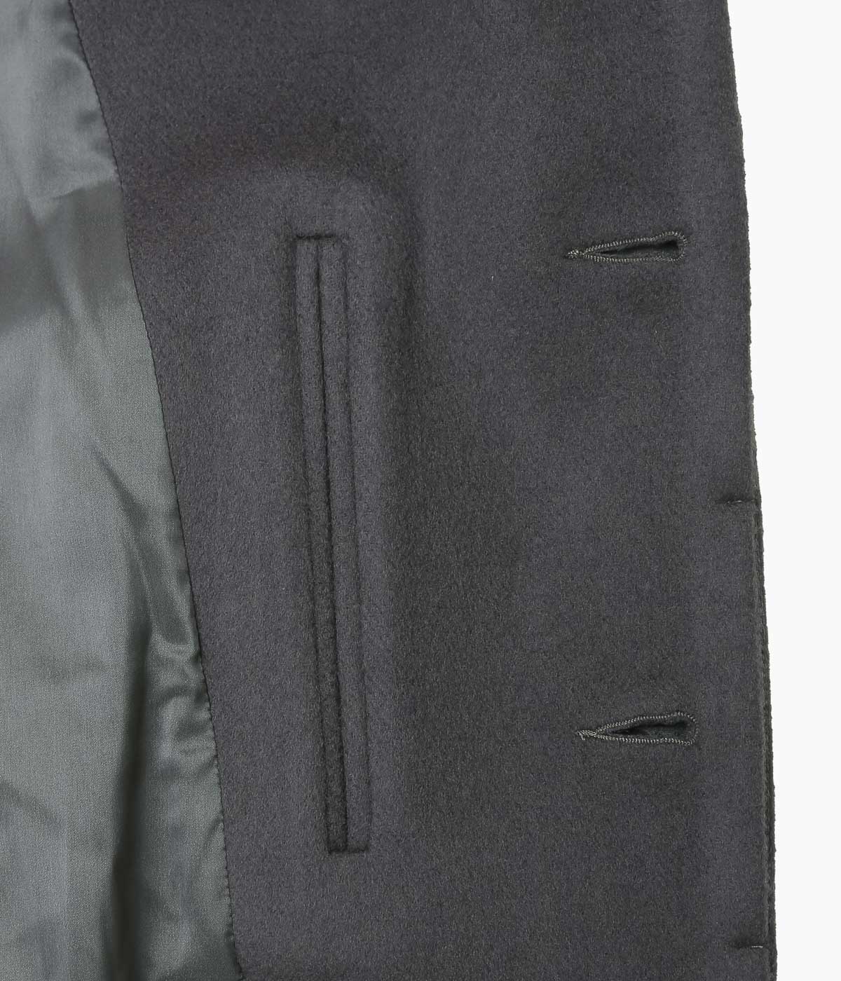 LEA BOBERG ''CHORE JACKET (JAPANESE MELTON WOOL BLEND)'' (COOL BROWN)