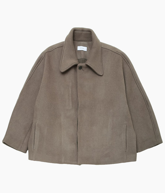 LEA BOBERG ''CHORE JACKET (JAPANESE MELTON WOOL BLEND)'' (TAUPE)