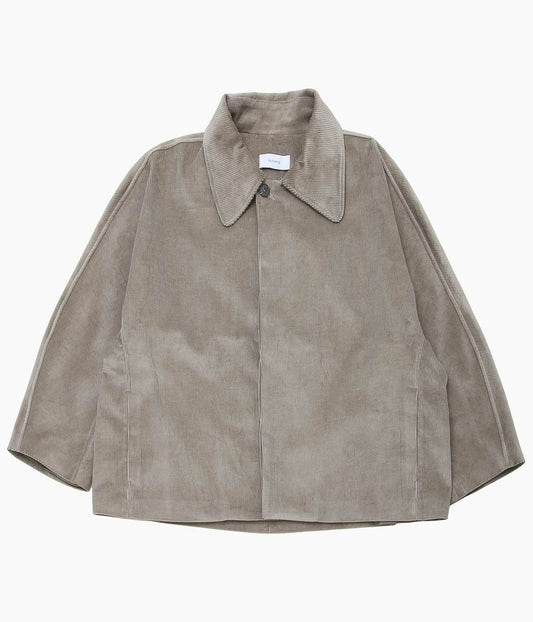 LEA BOBERG ''CHORE JACKET (JP ORGANIC COTTON 8.5 WALE CORDUROY)'' (TAUPE)