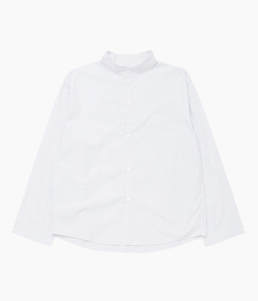 LEA BOBERG ''CL SHIRT (JAPANESE COTTON POPLIN)'' (HAIR STRIPE)