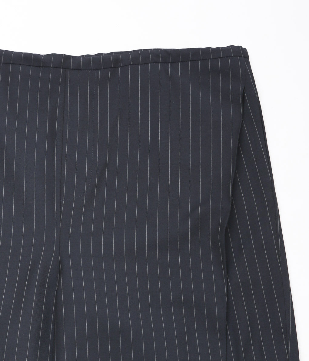 LEA BOBERG ''D.D.P. TROUSERS (BATEMAN OGDEN)'' (DARK NAVY / WHITE STRIPE)