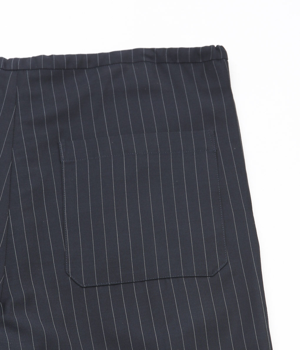 LEA BOBERG ''D.D.P. TROUSERS (BATEMAN OGDEN)'' (DARK NAVY / WHITE STRIPE)