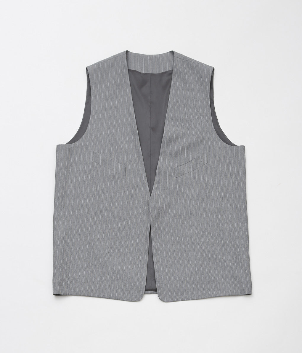 LEA BOBERG ''D.W. VEST (BATEMAN OGDEN)'' (LIGHT GREY / WHITE&YELLOW STRIPE)