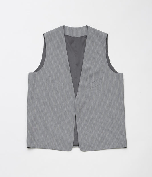 LEA BOBERG ''D.W. VEST (BATEMAN OGDEN)'' (LIGHT GREY / WHITE&YELLOW STRIPE)