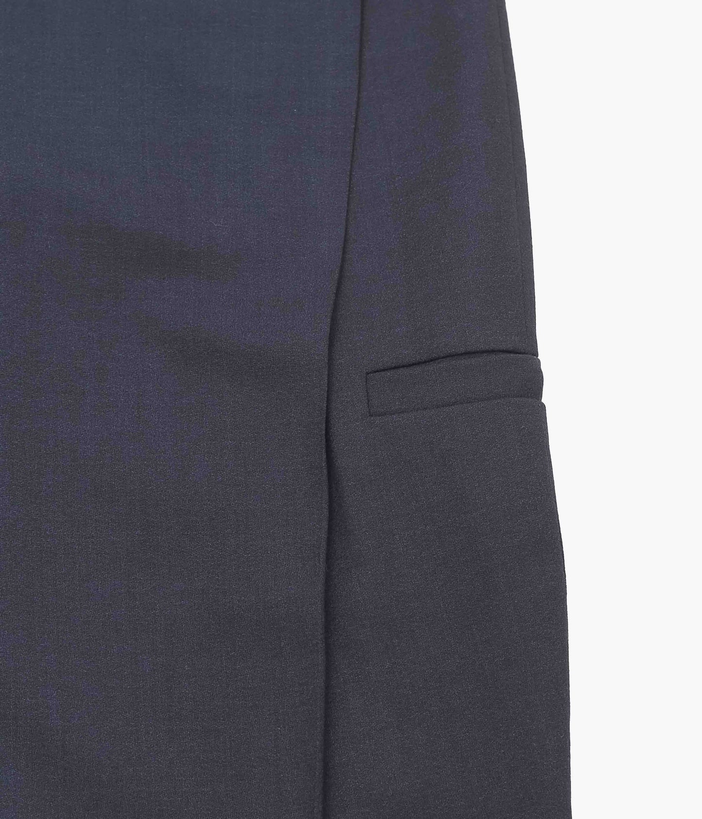 LEA BOBERG ''D.D.P. TROUSERS｜BRITISH WOOL CREPE'' (NAVY) – THE