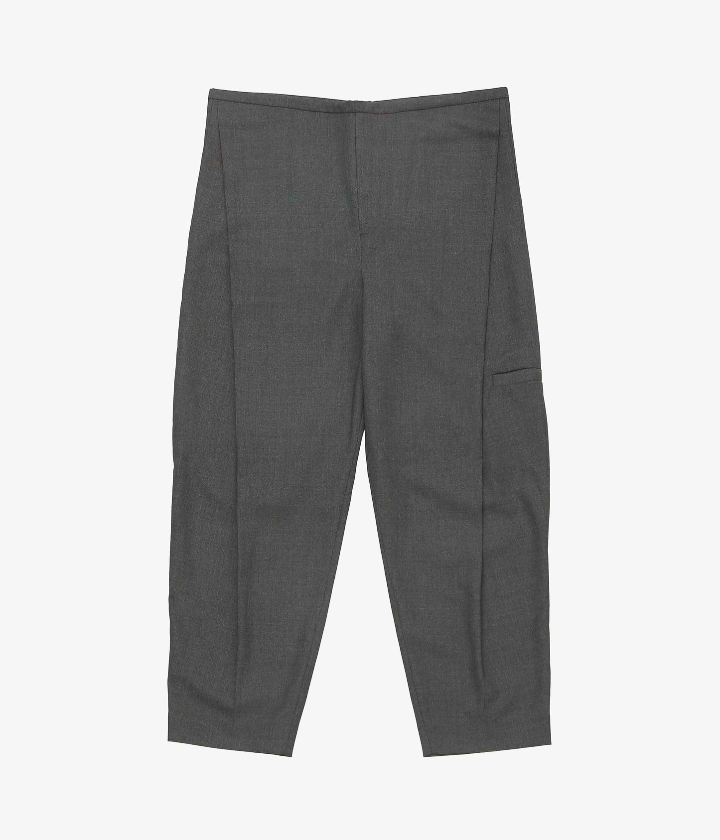 LEA BOBERG ''D.D.P. TROUSERS｜DUGDALE TROPICAL BREEZE'' (MID GREY)