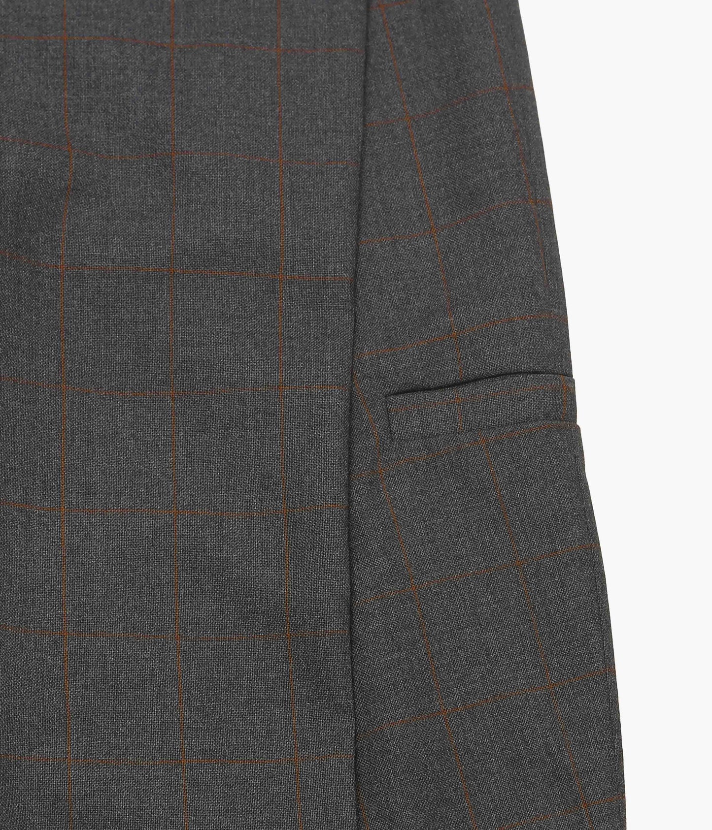 LEA BOBERG ''D.D.P. TROUSERS｜DUGDALE TROPICAL BREEZE'' (MID GREY)
