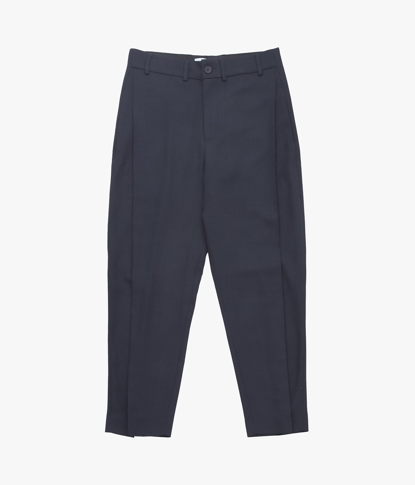 LEA BOBERG ''D.P. TROUSERS｜BRITISH WOOL CREPE'' (NAVY)