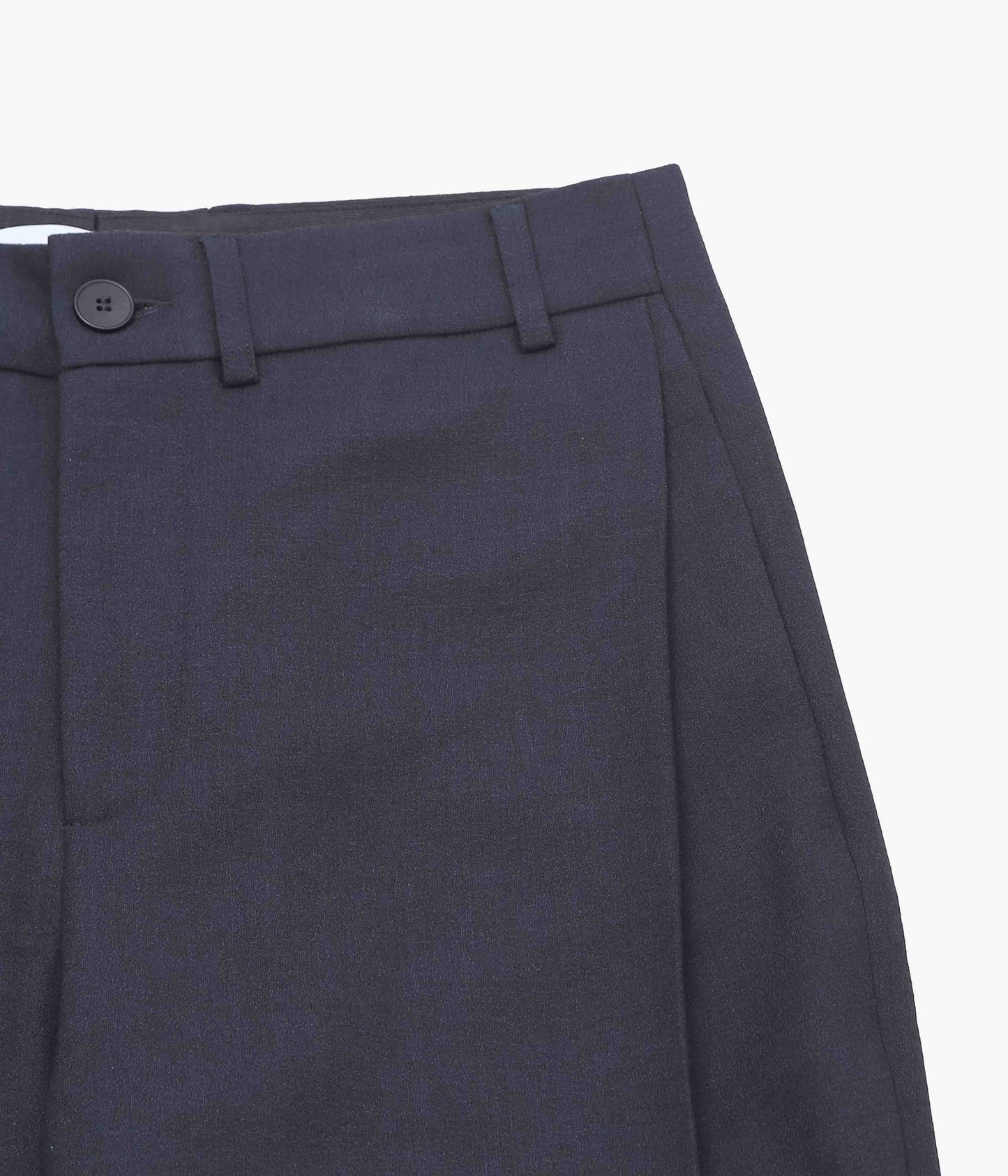 LEA BOBERG ''D.P. TROUSERS｜BRITISH WOOL CREPE'' (NAVY)