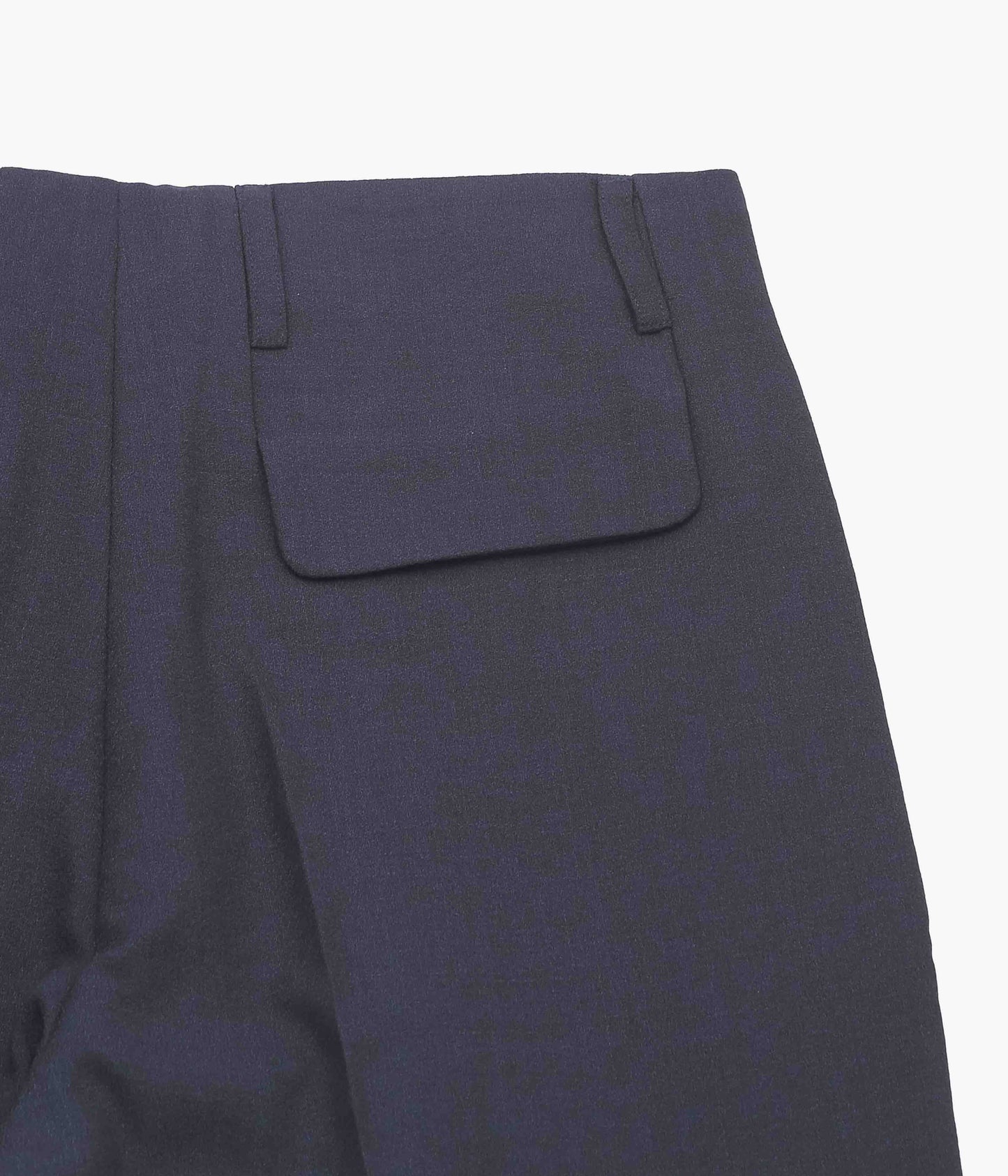 LEA BOBERG ''D.P. TROUSERS｜BRITISH WOOL CREPE'' (NAVY)