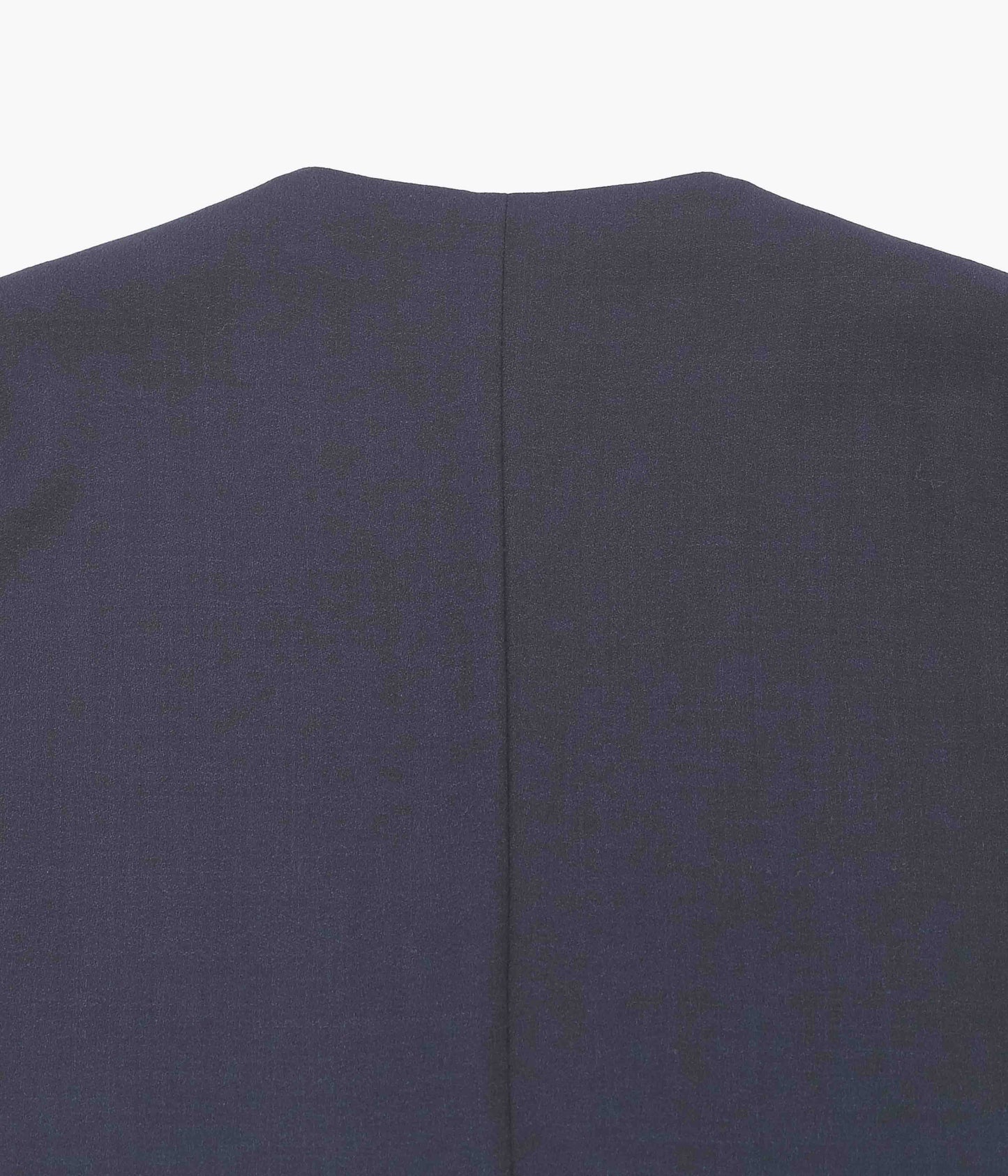 LEA BOBERG ''D.W.VEST｜BRITISH WOOL CREPE'' (NAVY)