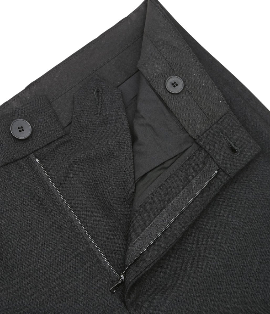 원단 상세 미입력 LEA BOBERG ''DP TROUSERS｜DUGDALE PEERLESS'' (BLACK SELF STRIPE)
