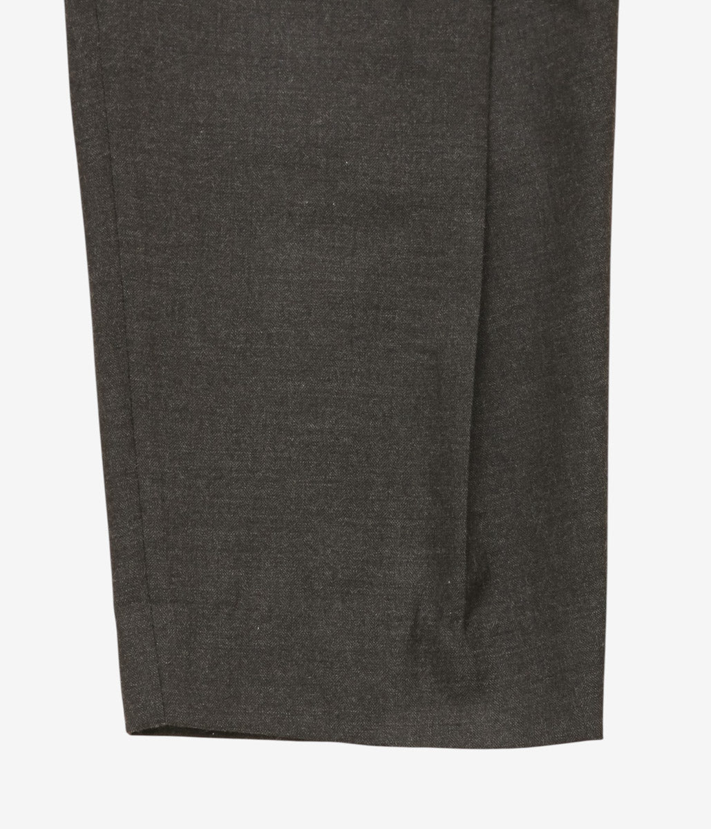 LEA BOBERG ''DP TROUSERS｜JAPANESE HERRINGBONE WOOL'' (BROWN)