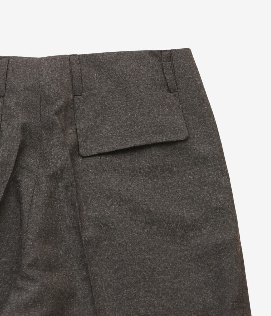 LEA BOBERG ''DP TROUSERS｜JAPANESE HERRINGBONE WOOL'' (BROWN)