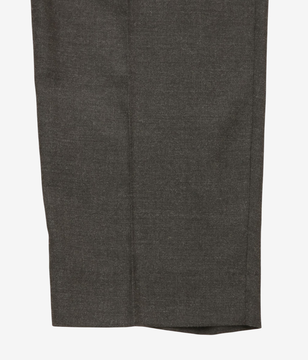 LEA BOBERG ''DP TROUSERS｜JAPANESE HERRINGBONE WOOL'' (BROWN)