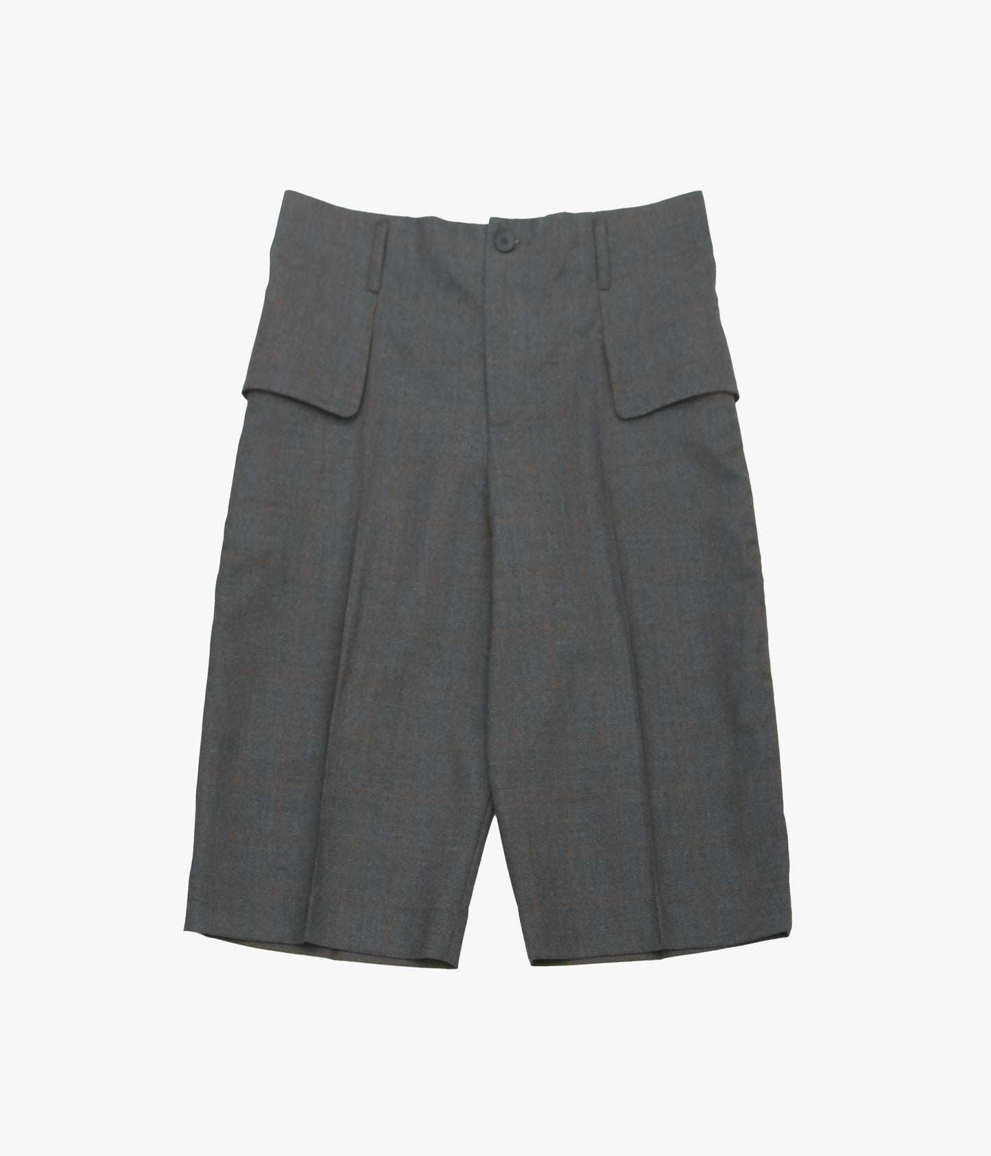 LEA BOBERG ''FLAP POCKET SHORTS｜DUGDALE TROPICAL BREEZE'' (MID GREY)
