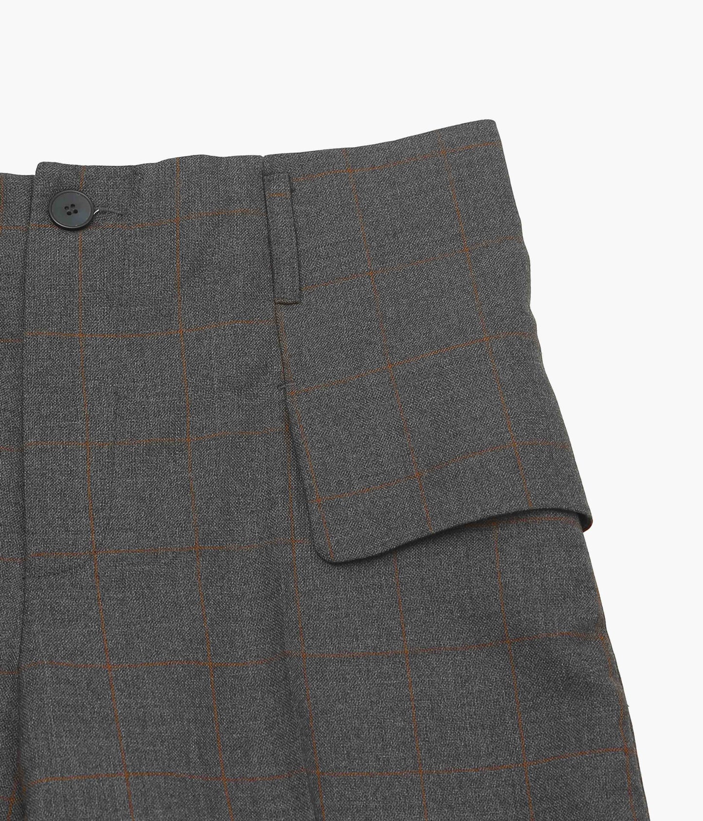LEA BOBERG ''FLAP POCKET SHORTS｜DUGDALE TROPICAL BREEZE'' (MID GREY)