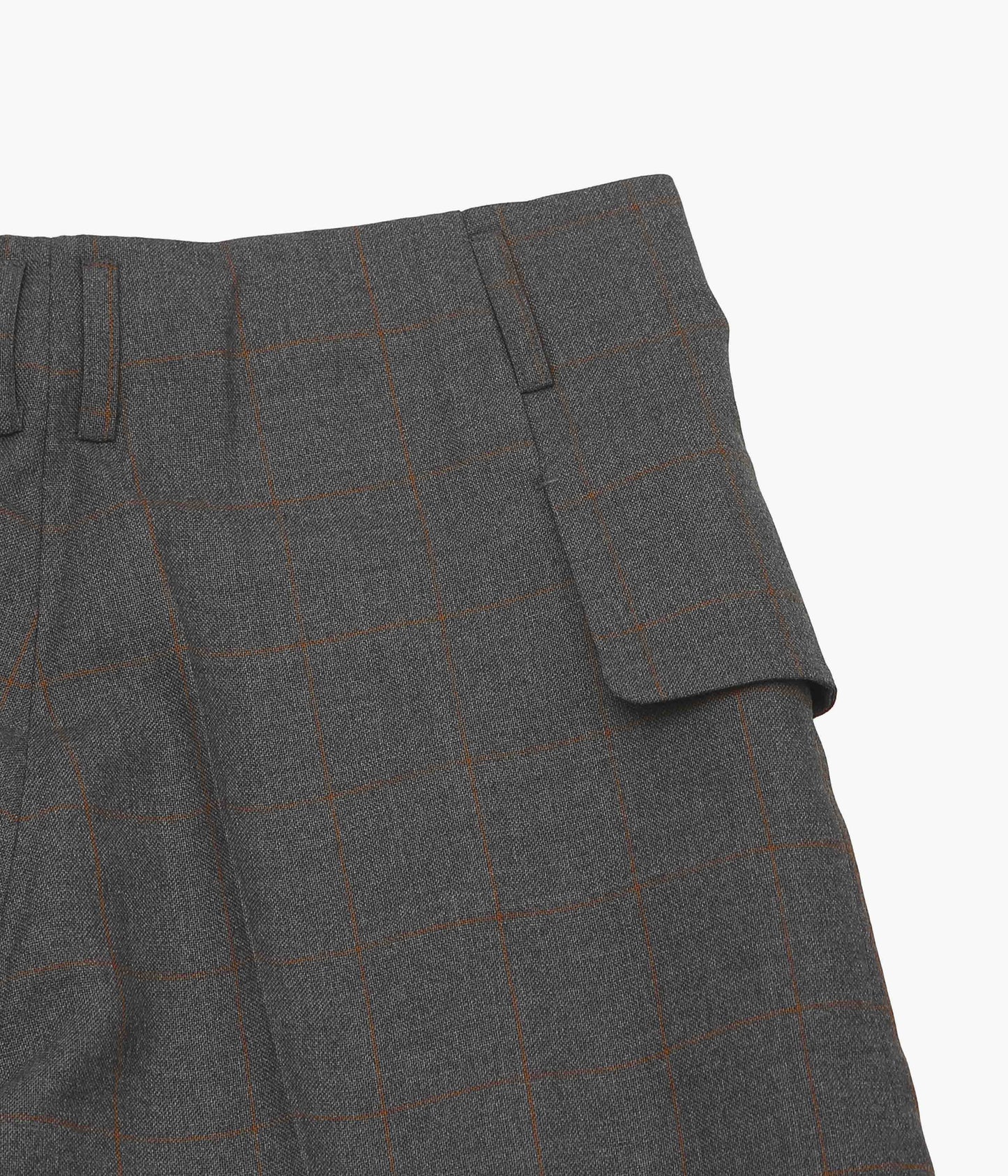 LEA BOBERG ''FLAP POCKET SHORTS｜DUGDALE TROPICAL BREEZE'' (MID GREY)