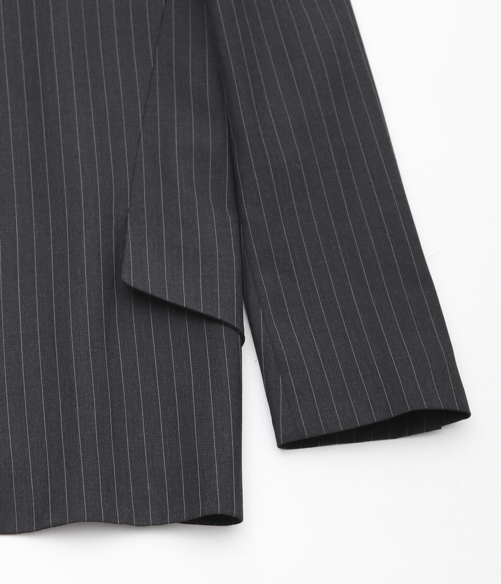 LEA BOBERG ''NL BLAZER (BATEMAN OGDEN)'' (CHARCOAL / WHITE STRIPE)