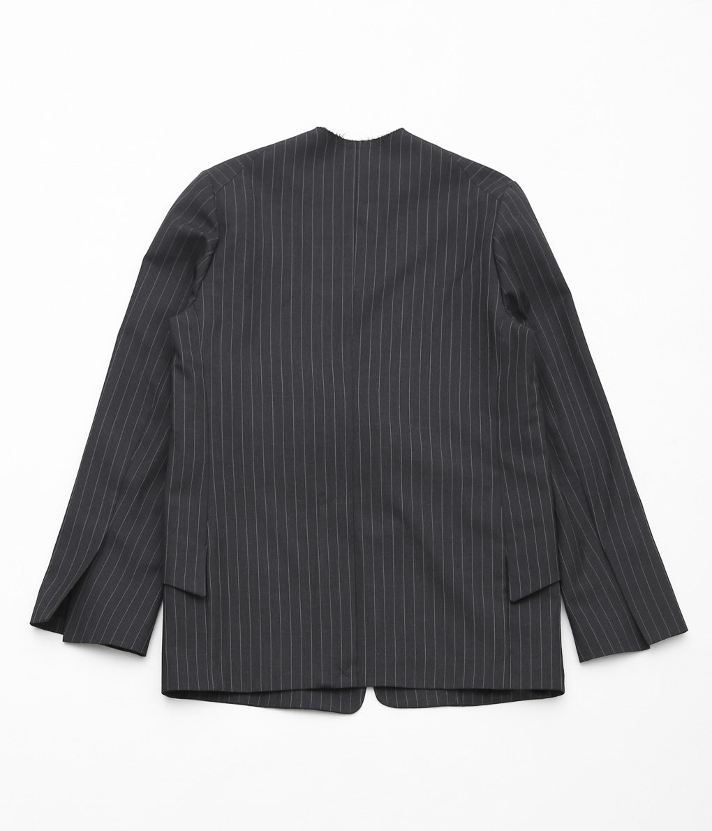 LEA BOBERG ''NL BLAZER (BATEMAN OGDEN) ''(CHARCOAL / WHITE STRIPE)