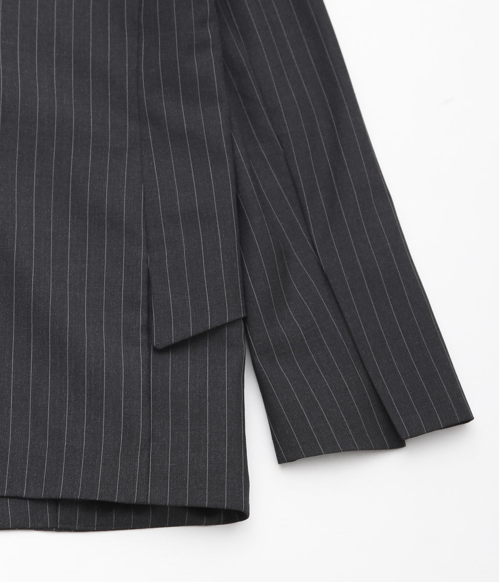 LEA BOBERG ''NL BLAZER (BATEMAN OGDEN)'' (CHARCOAL / WHITE STRIPE)