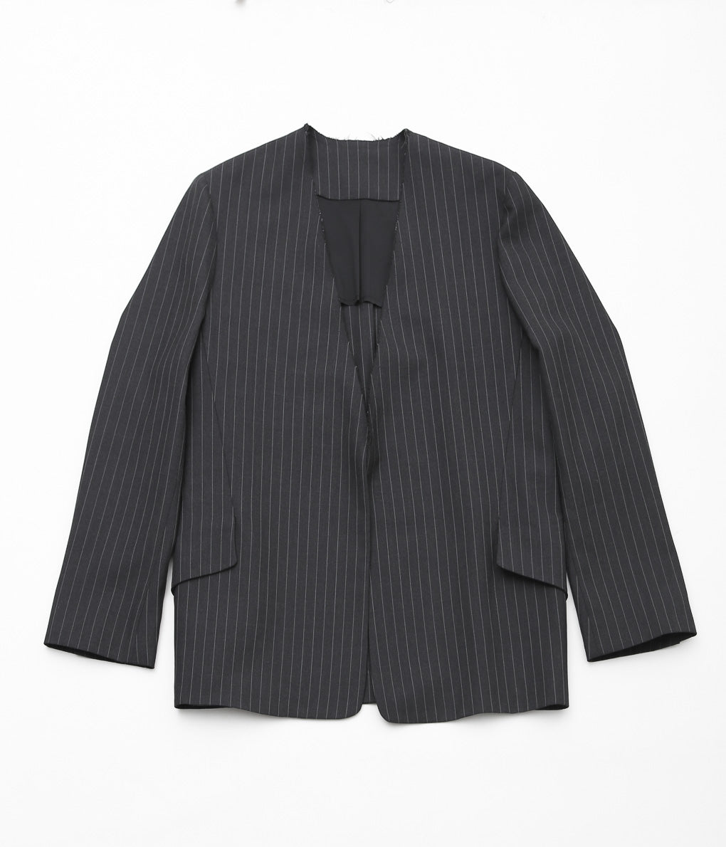 LEA BOBERG ''NL BLAZER (BATEMAN OGDEN) ''(CHARCOAL / WHITE STRIPE)