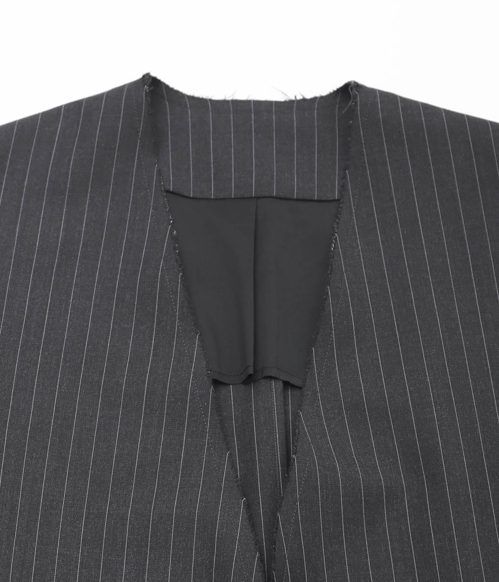 LEA BOBERG ''NL BLAZER (BATEMAN OGDEN) ''(CHARCOAL / WHITE STRIPE)