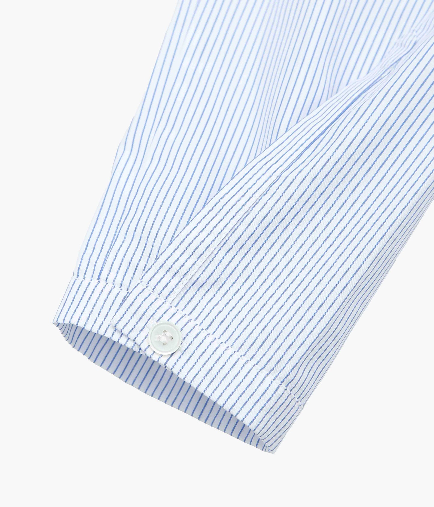 LEA BOBERG ''PATCH POCKET SHIRT｜BRITISH COTTON'' (NAVY STRIPED)