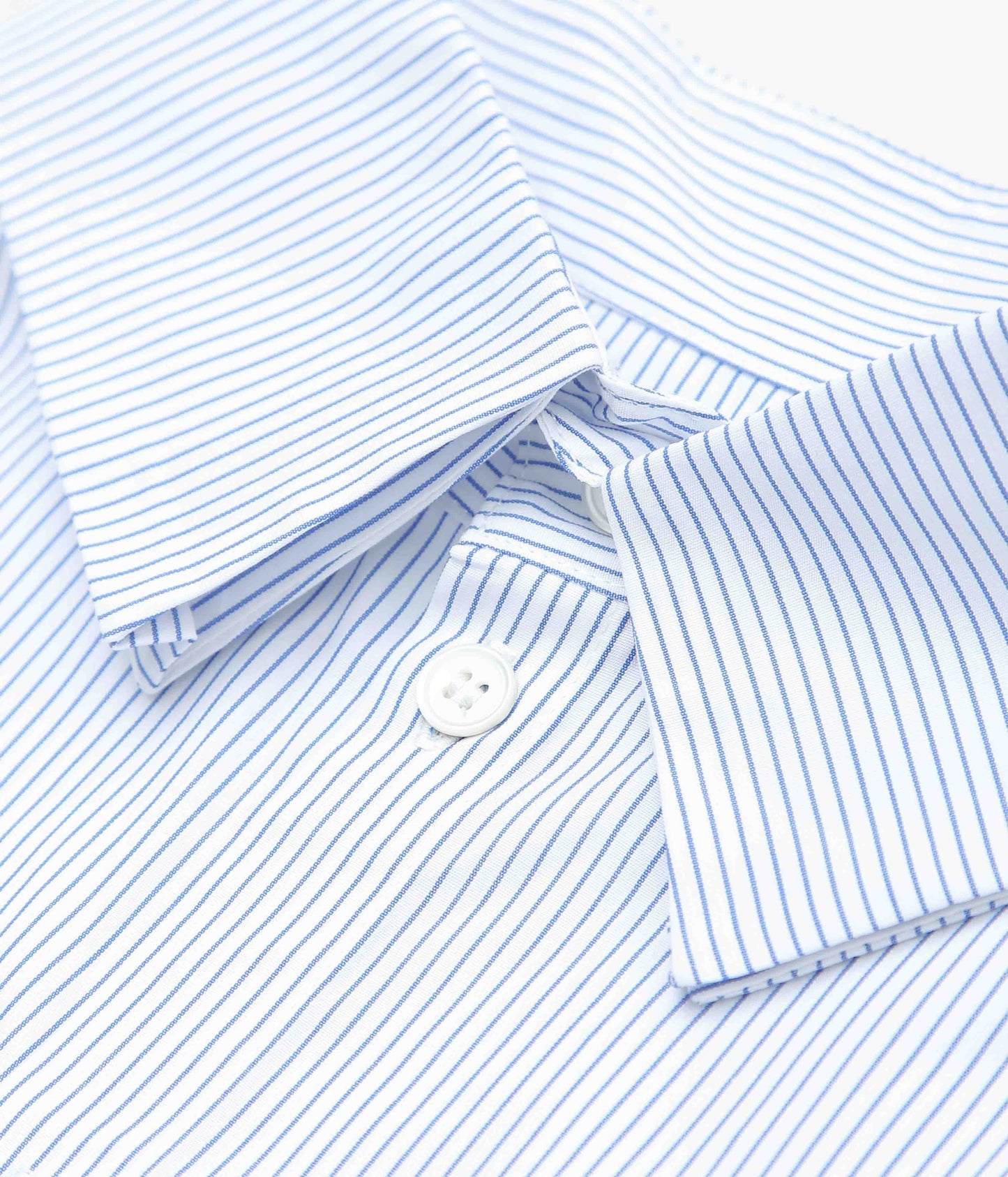LEA BOBERG ''PATCH POCKET SHIRT｜BRITISH COTTON'' (NAVY STRIPED)