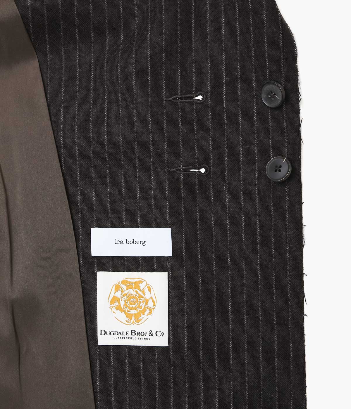 LEA BOBERG ''R.P.L. BLAZER (DUGDALE / HIGH TWIST TRAVEL FLANNEL