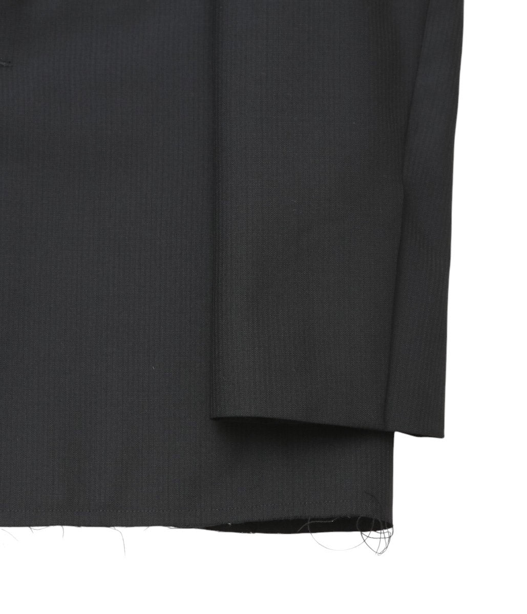LEA BOBERG ''RPL BLAZER | DUGDALE PEERLESS'' (BLACK SELF STRIPE)