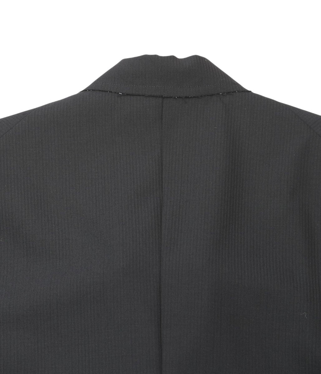 LEA BOBERG ''RPL BLAZER | DUGDALE PEERLESS'' (BLACK SELF STRIPE)