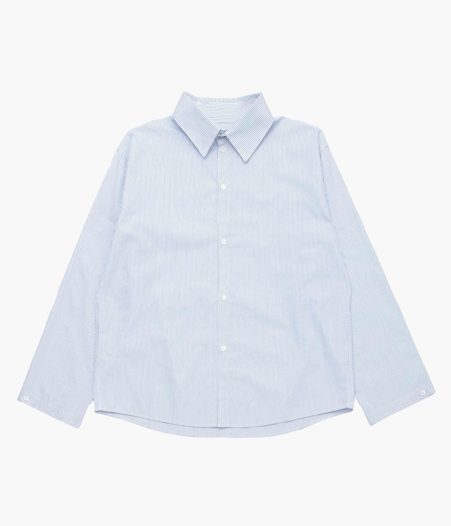 LEA BOBERG ''S.C. SHIRT｜BRITISH COTTON'' (NAVY STRIPED)