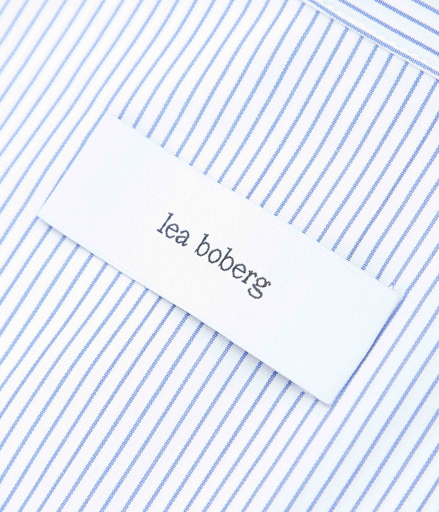 LEA BOBERG ''S.C. SHIRT｜BRITISH COTTON'' (NAVY STRIPED)