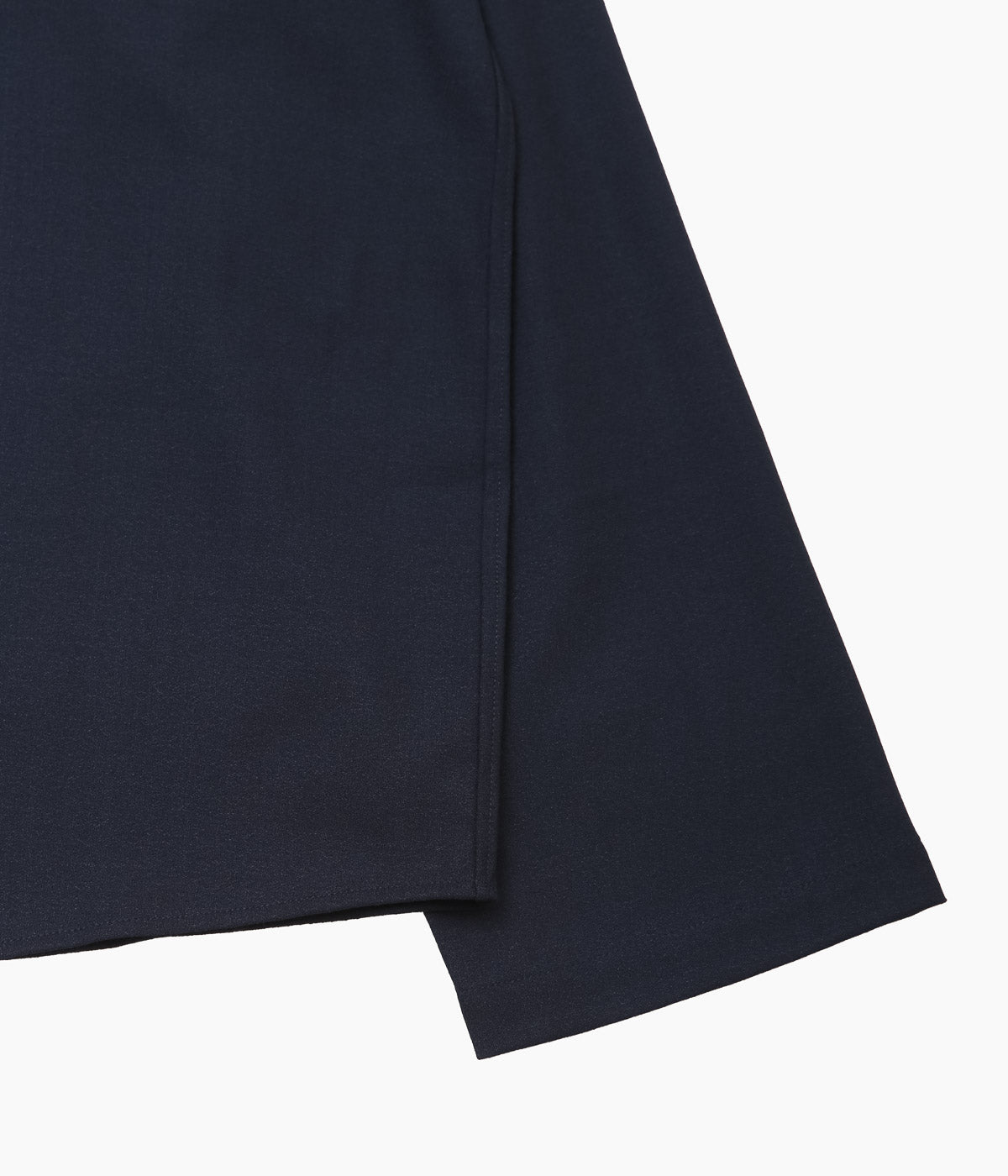 LEA BOBERG ''S.C. SHIRT (BRITISH WOOL CREPE)'' (NAVY) – THE STORE