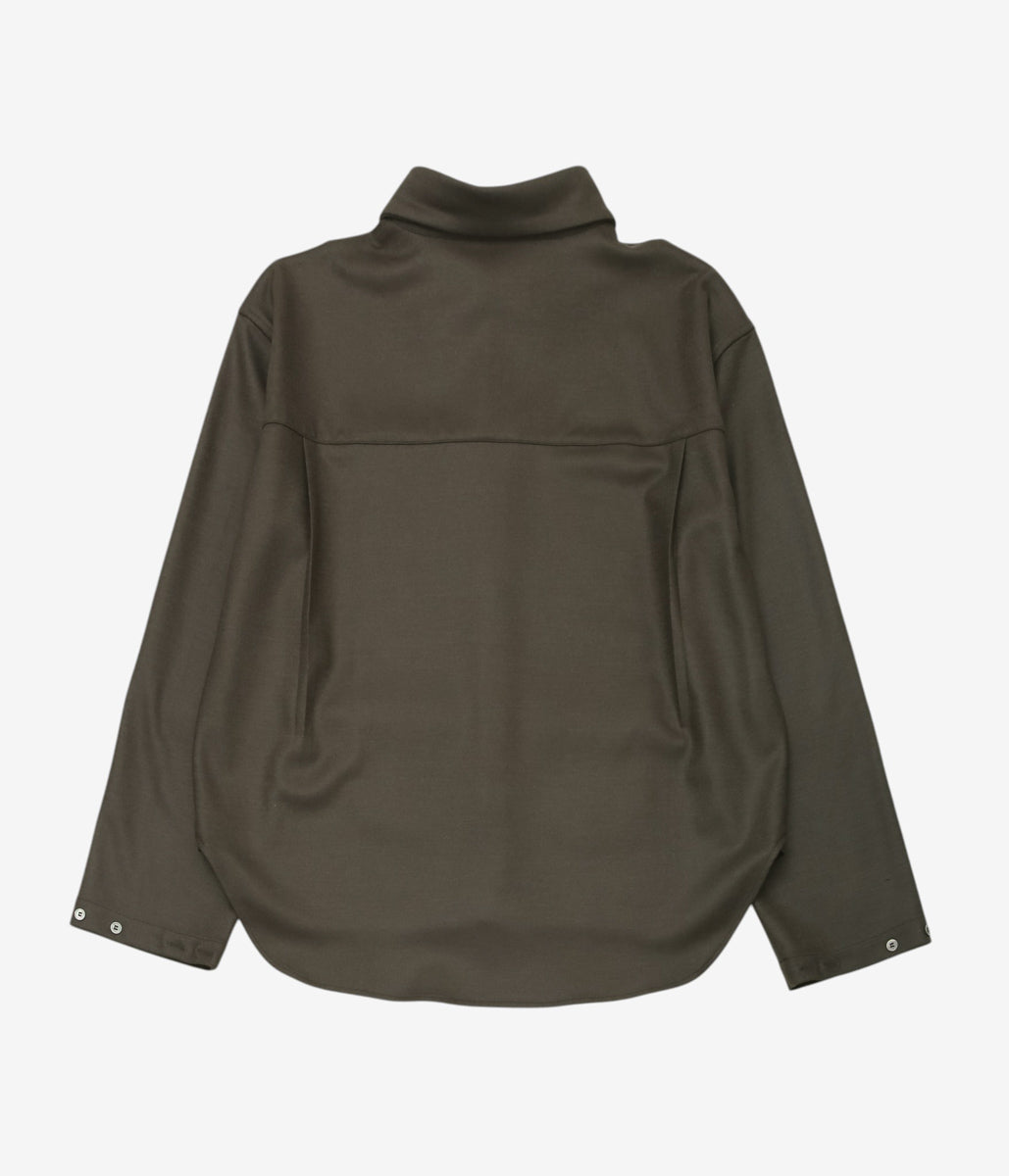 LEA BOBERG ''SC-FF SHIRT｜JAPANESE WOOL FLANNEL'' (BROWN)
