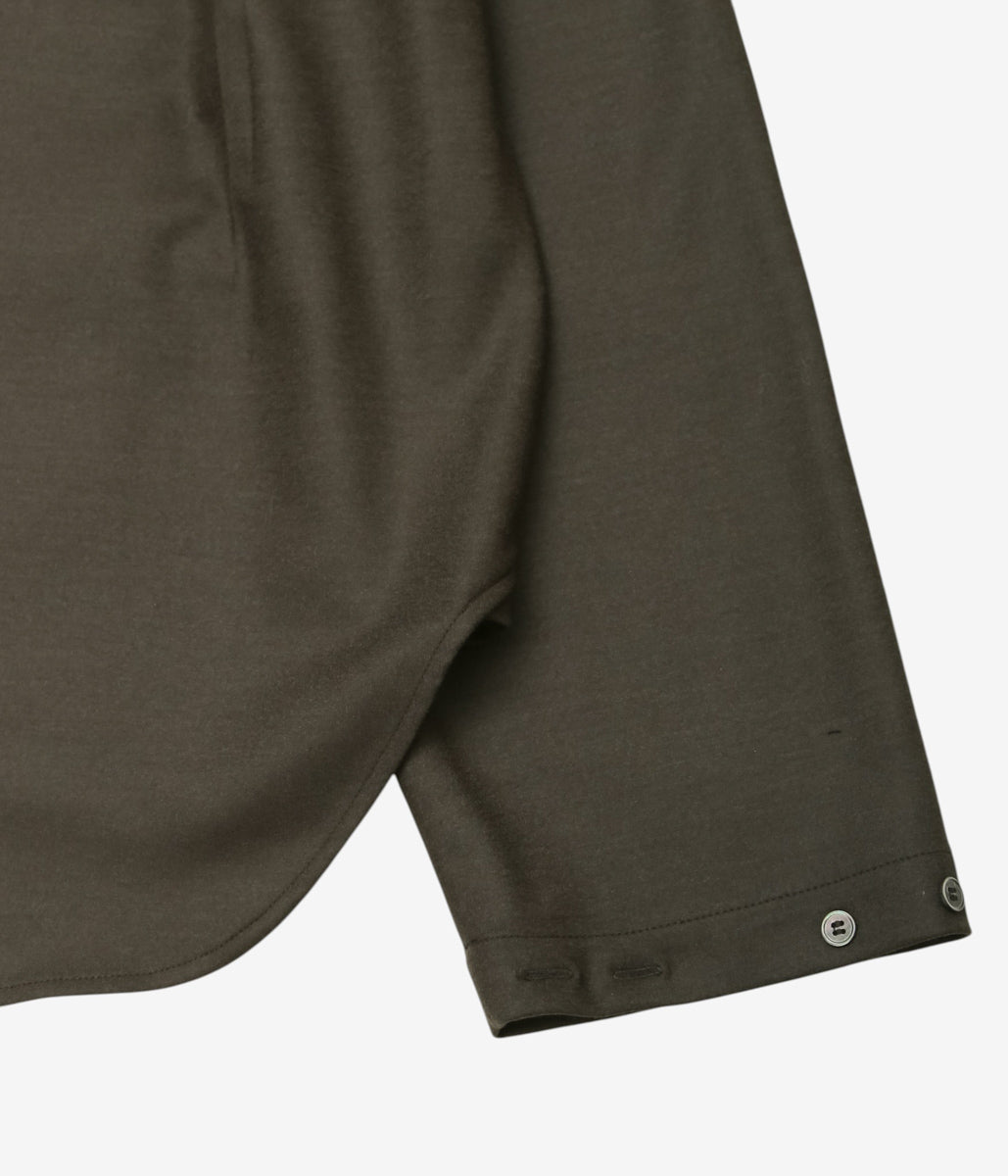 LEA BOBERG ''SC-FF SHIRT｜JAPANESE WOOL FLANNEL'' (BROWN)