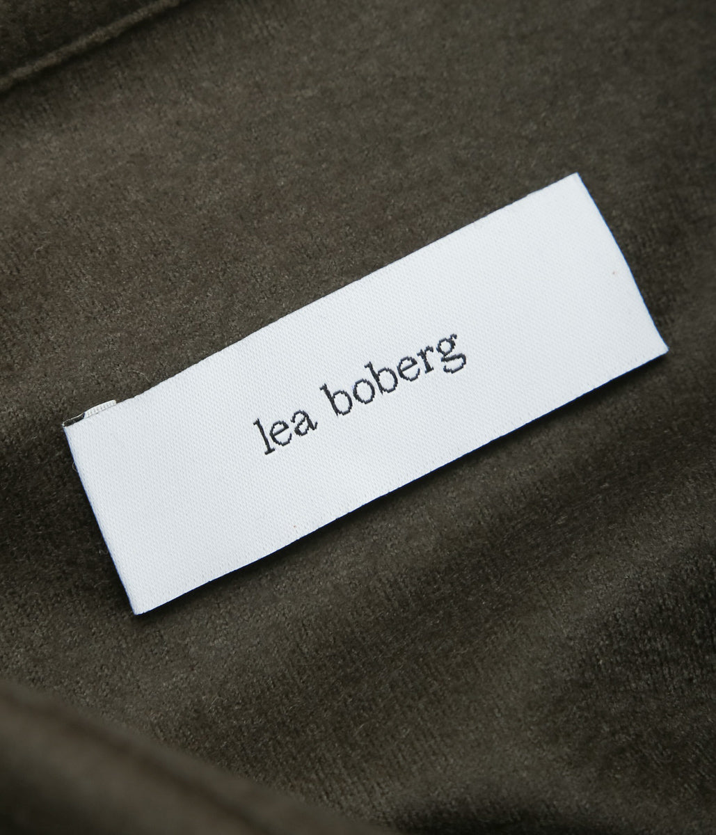 LEA BOBERG ''SC-FF SHIRT｜JAPANESE WOOL FLANNEL'' (BROWN)