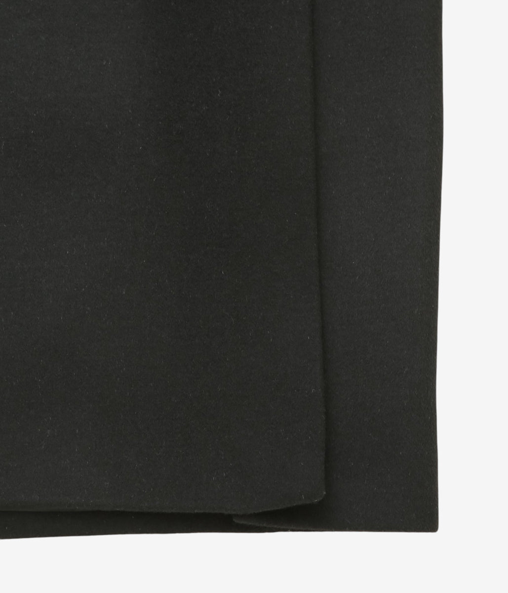 LEA BOBERG ''TP COAT｜JAPANESE BRUSHED WOOL / CASHMERE / SILK'' (BLACK)