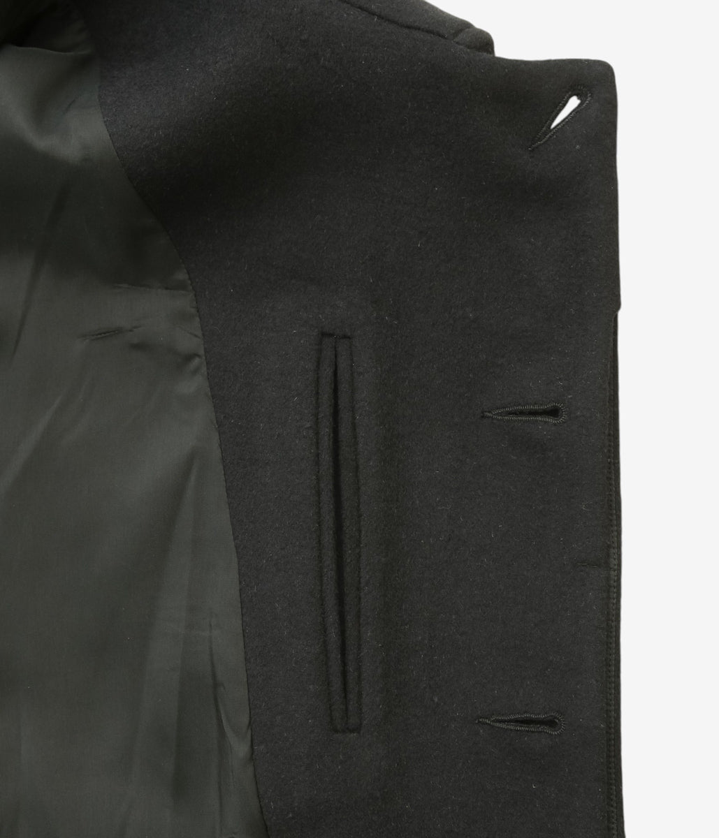 LEA BOBERG ''TP COAT｜JAPANESE BRUSHED WOOL / CASHMERE / SILK'' (BLACK)