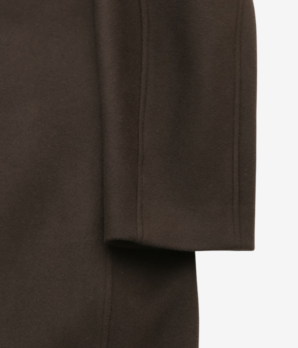 LEA BOBERG ''TP COAT｜JAPANESE SHORT VELOUR'' (DARK BROWN)
