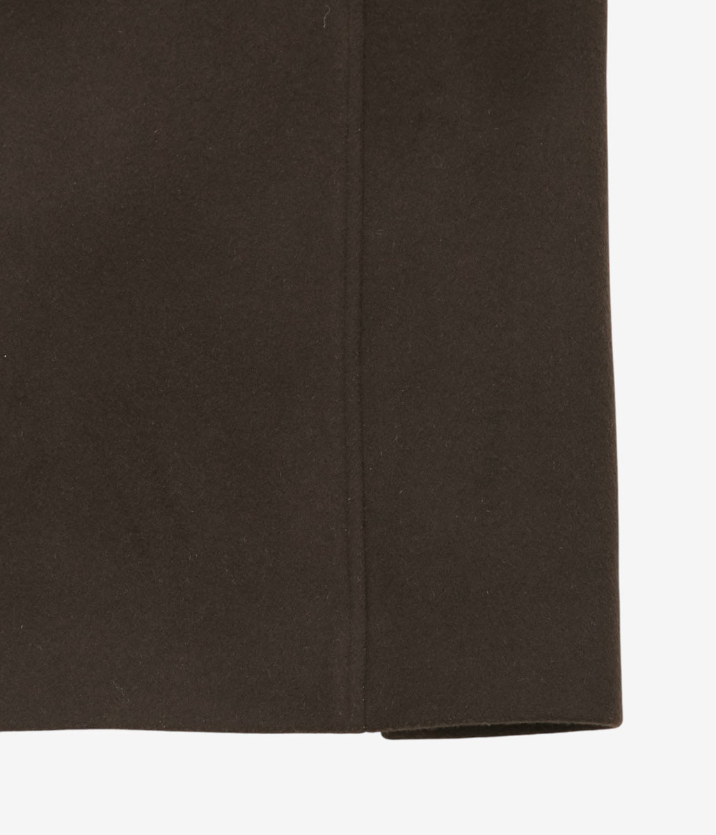 LEA BOBERG ''TP COAT｜JAPANESE SHORT VELOUR'' (DARK BROWN)