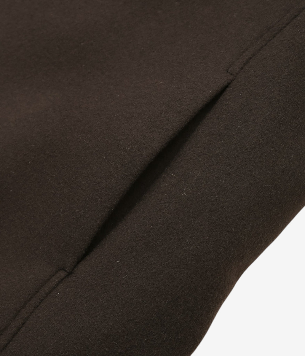 LEA BOBERG ''TP COAT｜JAPANESE SHORT VELOUR'' (DARK BROWN)