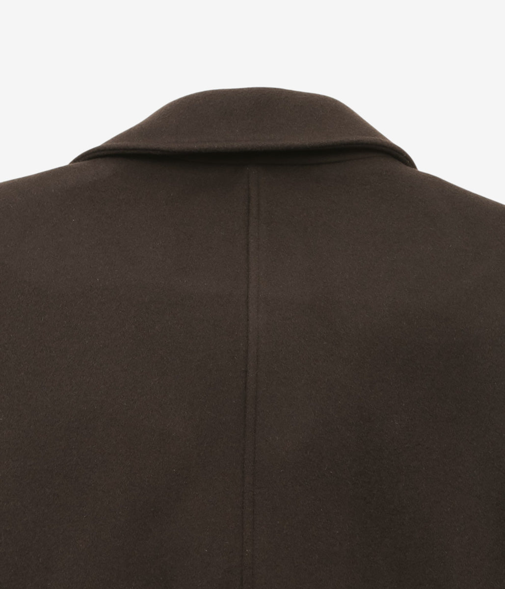 LEA BOBERG ''TP COAT｜JAPANESE SHORT VELOUR'' (DARK BROWN)