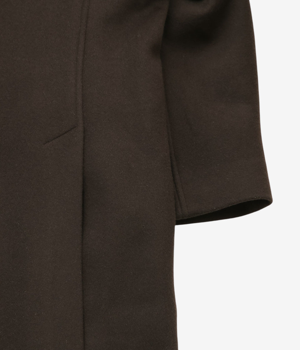 LEA BOBERG ''TP COAT｜JAPANESE SHORT VELOUR'' (DARK BROWN)
